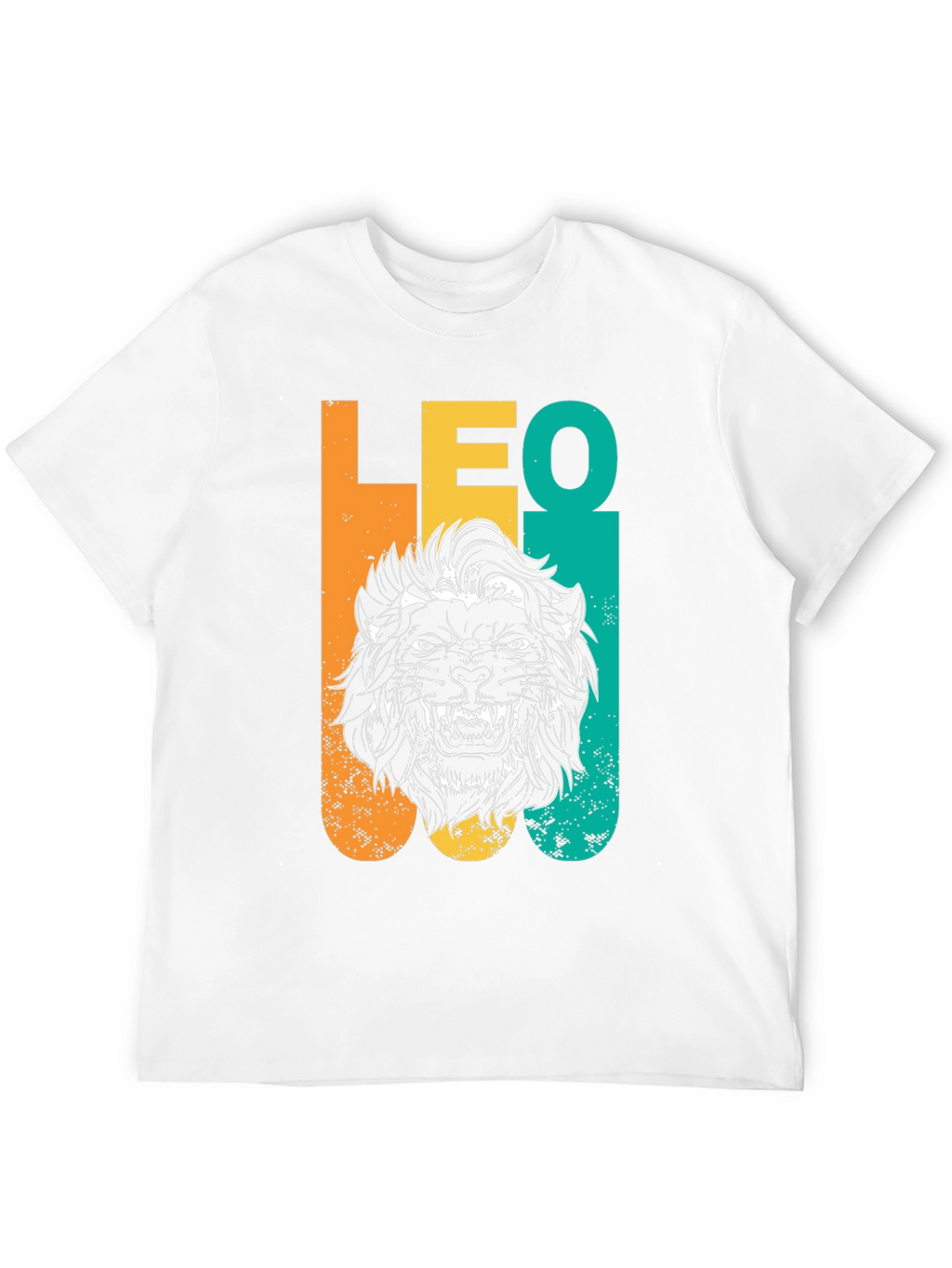 LEO Lion Graphic T-Shirt - Zodiac Astrology Tee