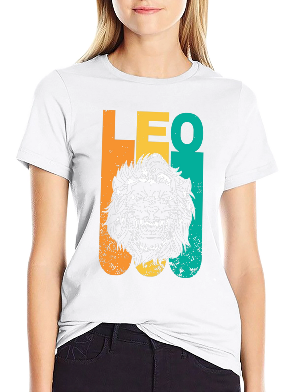 LEO Lion Graphic T-Shirt - Zodiac Astrology Tee