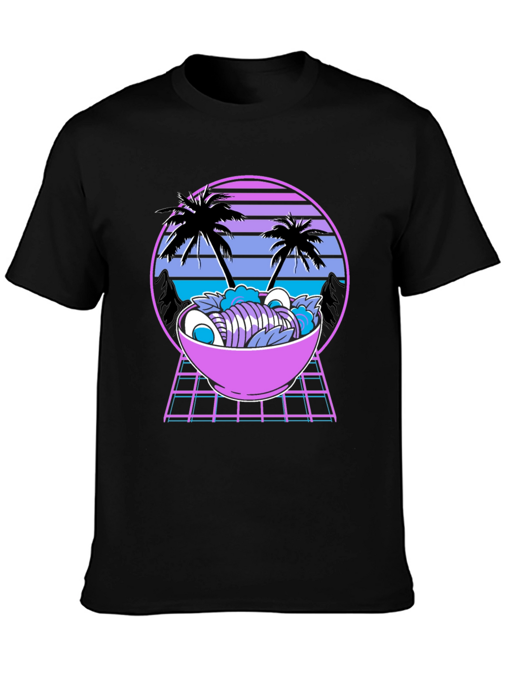 Retro Ramen T-Shirt - Vaporwave Style