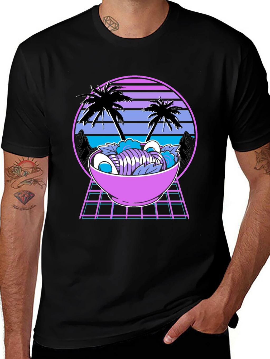 Retro Ramen T-Shirt - Vaporwave Style