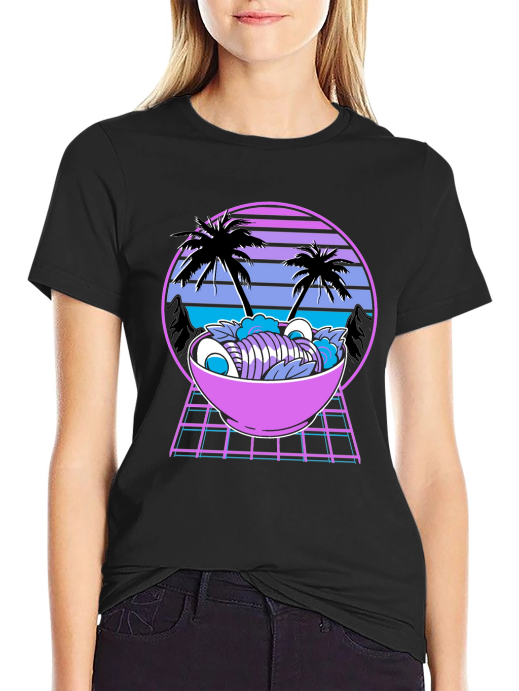 Retro Ramen T-Shirt - Vaporwave Style