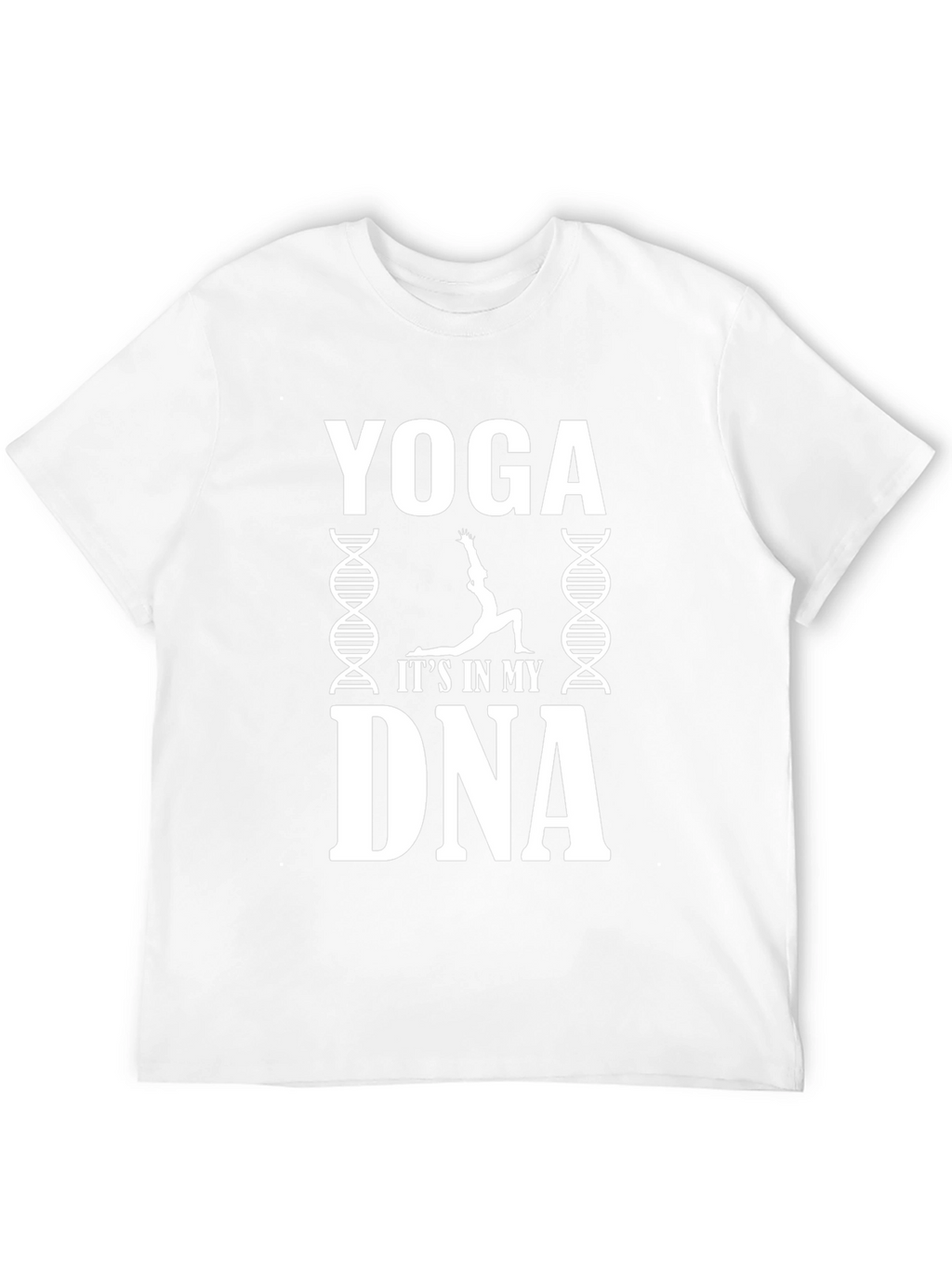 Yoga Its in My DNA Graphic Black T-Shirt
