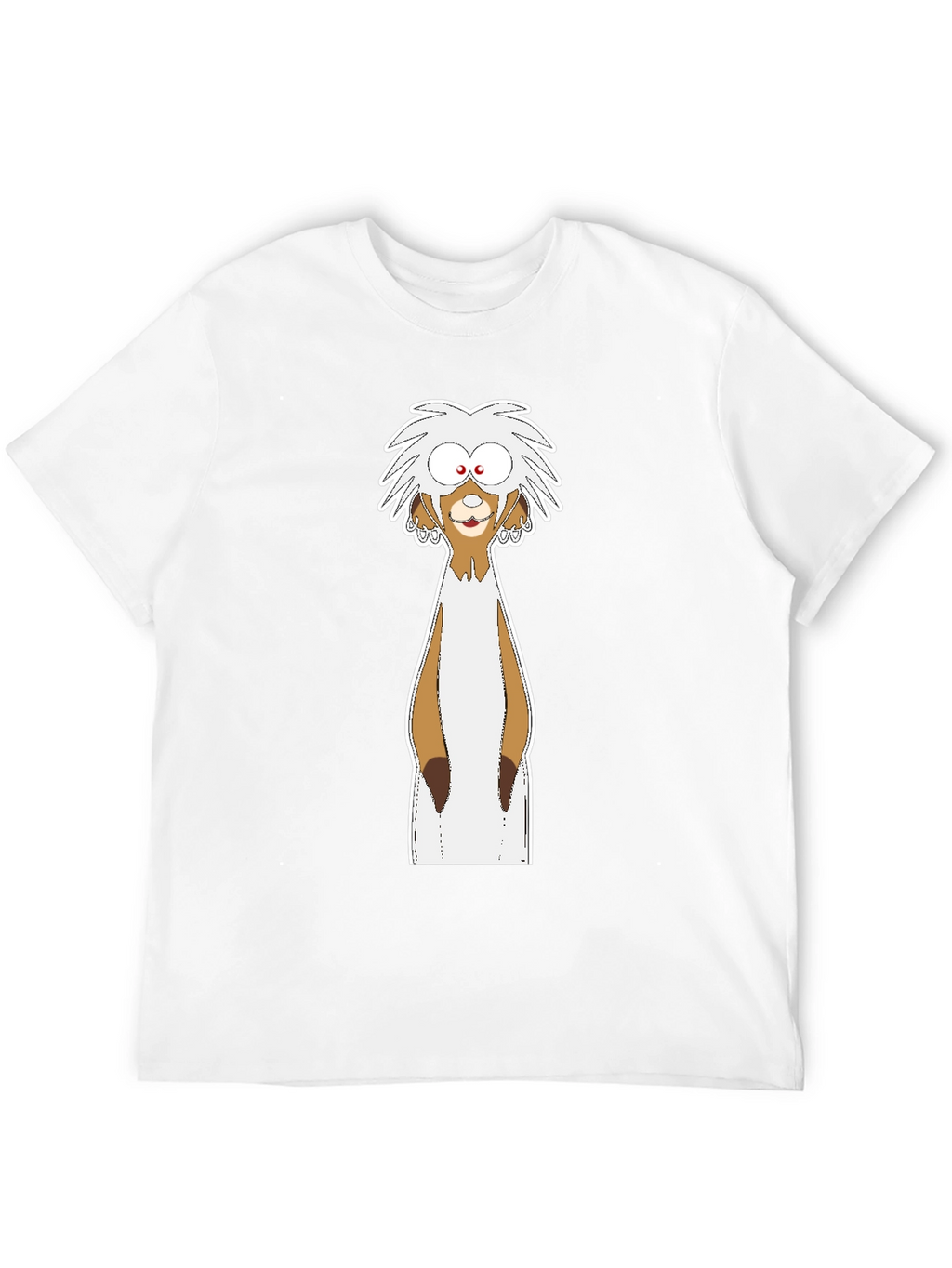 Cartoon Meerkat Graphic T-Shirt