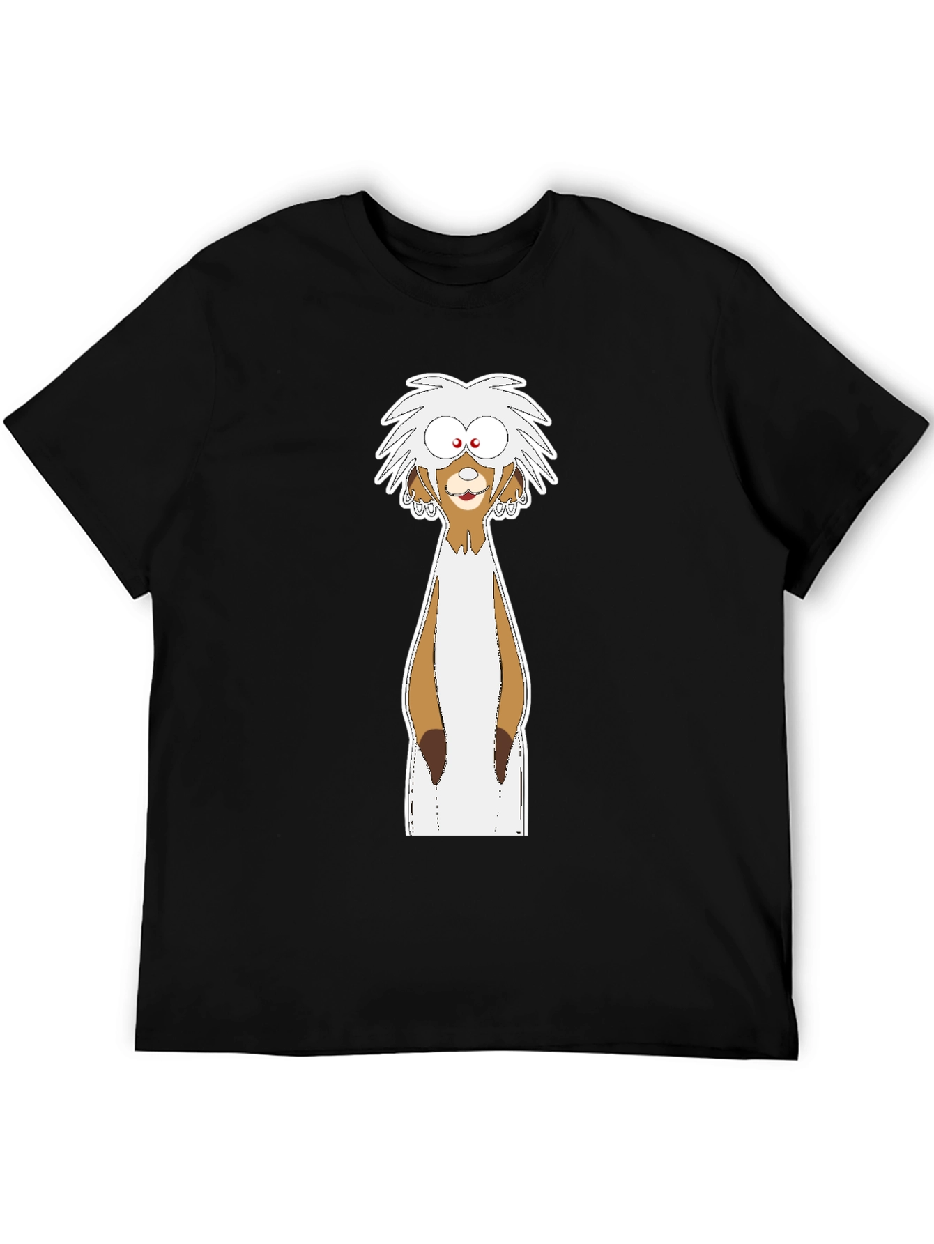Cartoon Meerkat Graphic T-Shirt