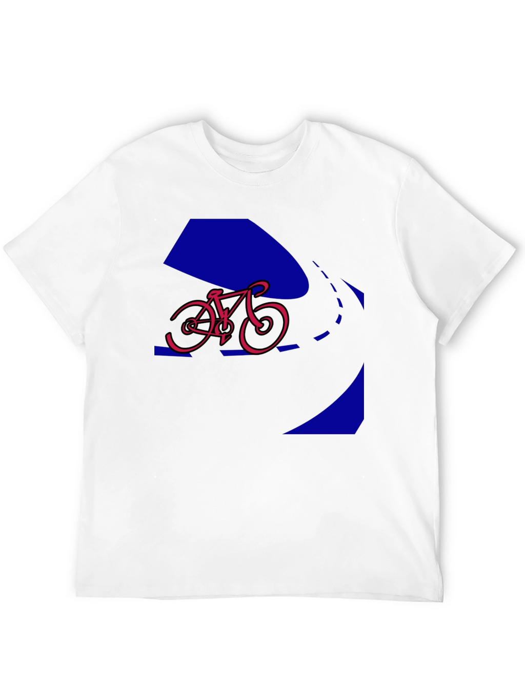 Bike Graphic Tee - Black Crew Neck
