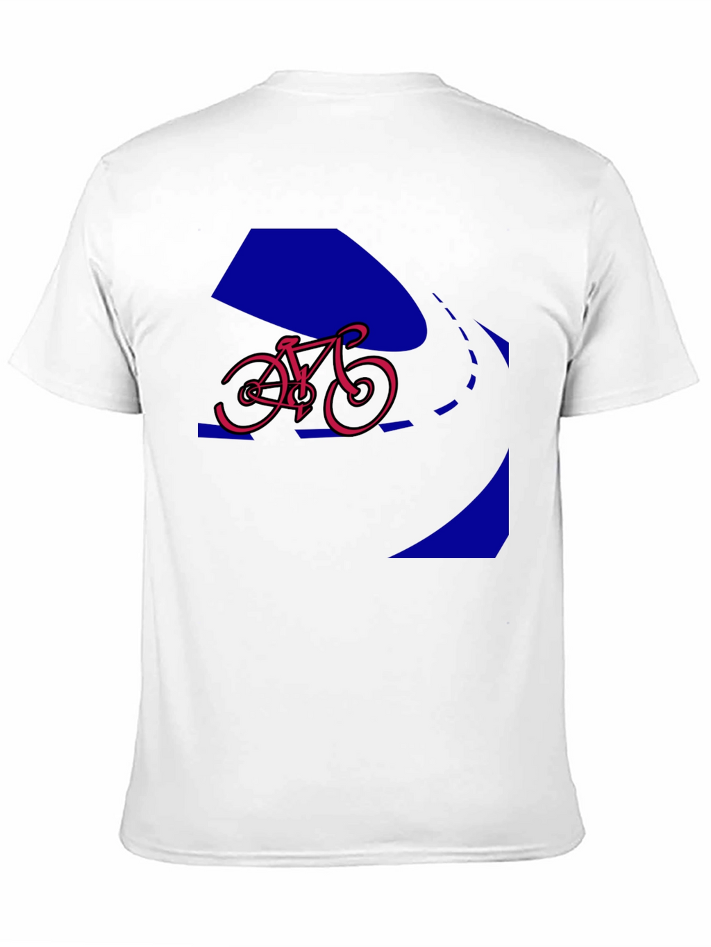 Bike Graphic Tee - Black Crew Neck
