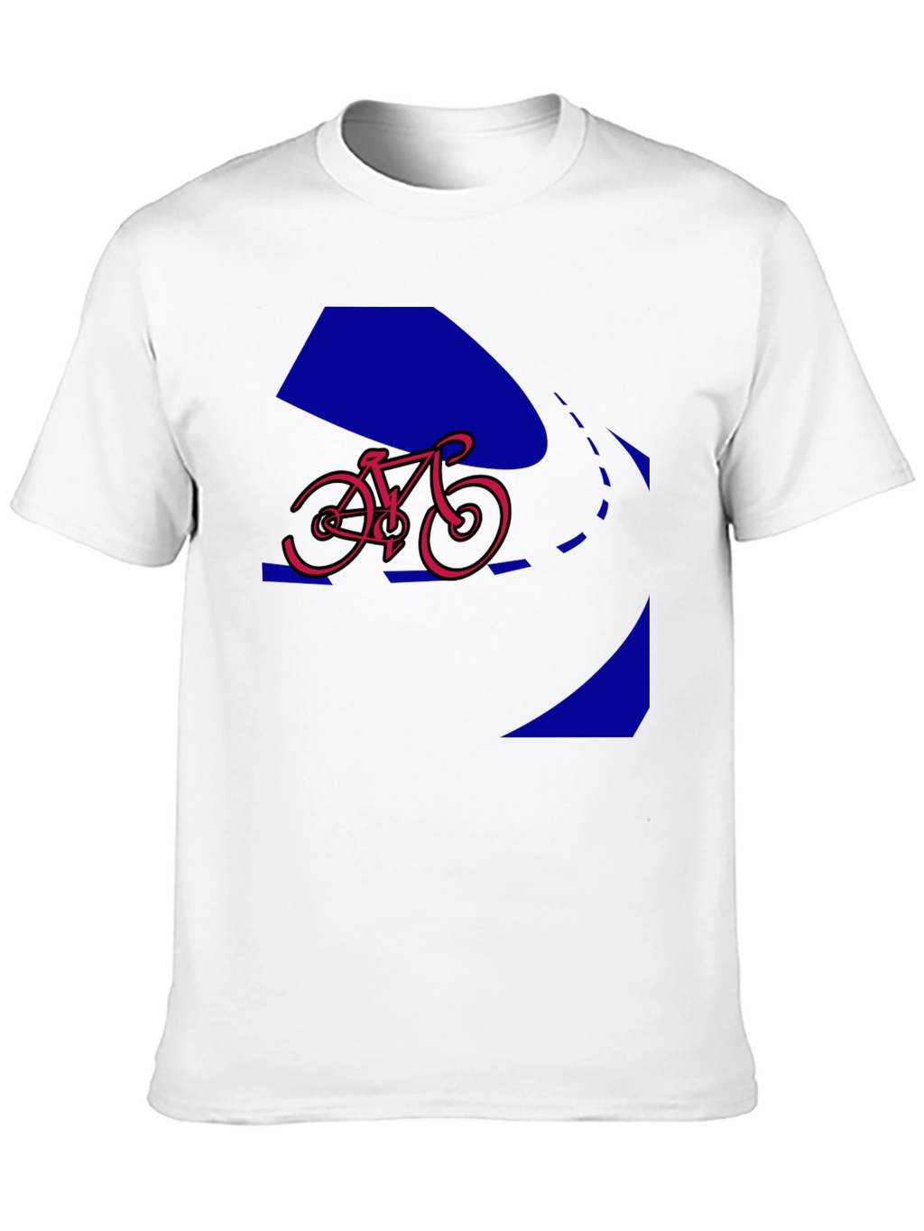 Bike Graphic Tee - Black Crew Neck