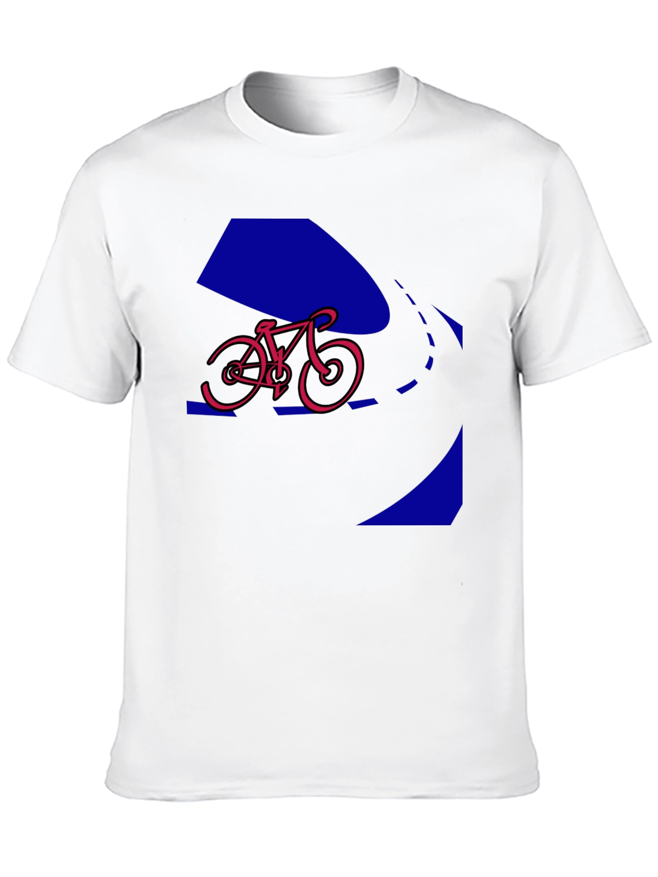 Bike Graphic Tee - Black Crew Neck