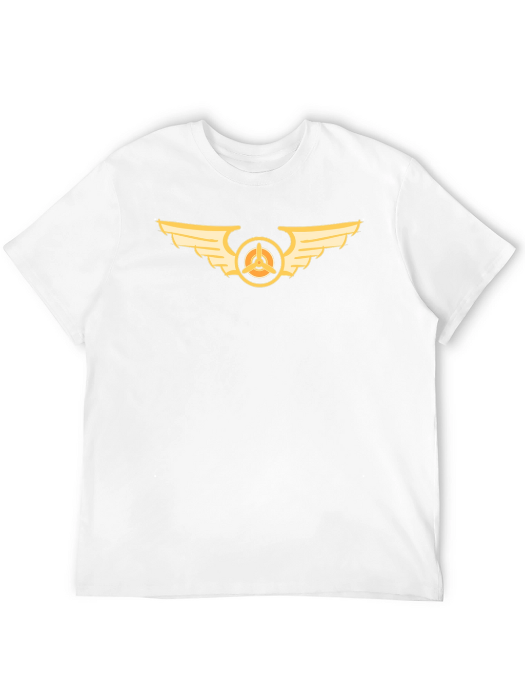 Winged Propeller Graphic Black Tee