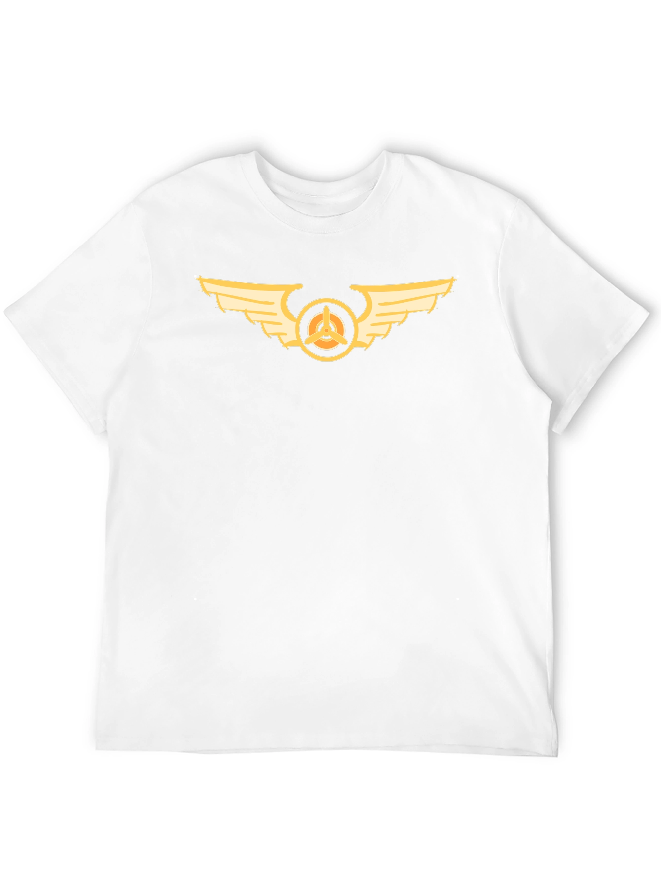 Winged Propeller Graphic Black Tee