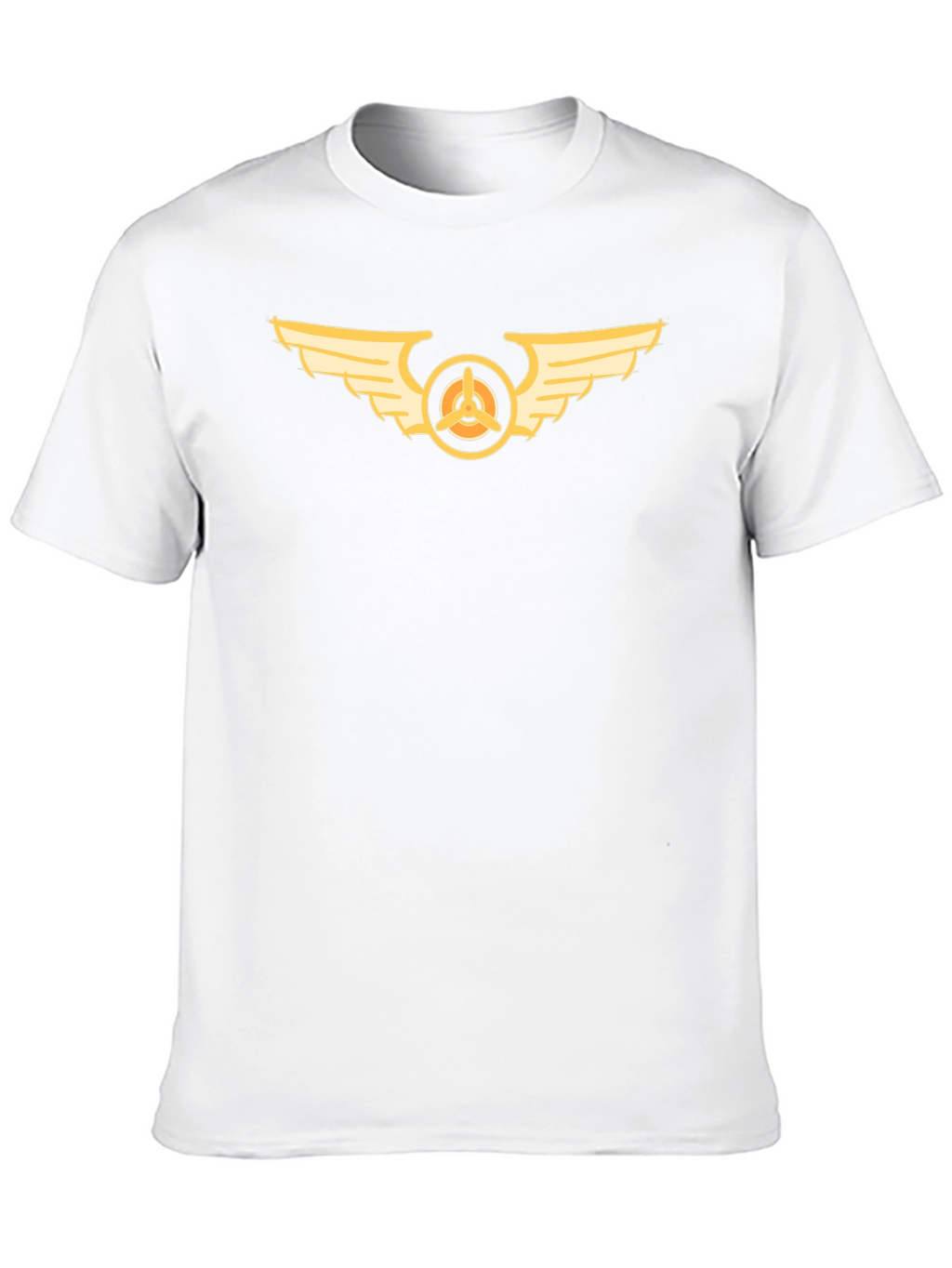 Winged Propeller Graphic Black Tee