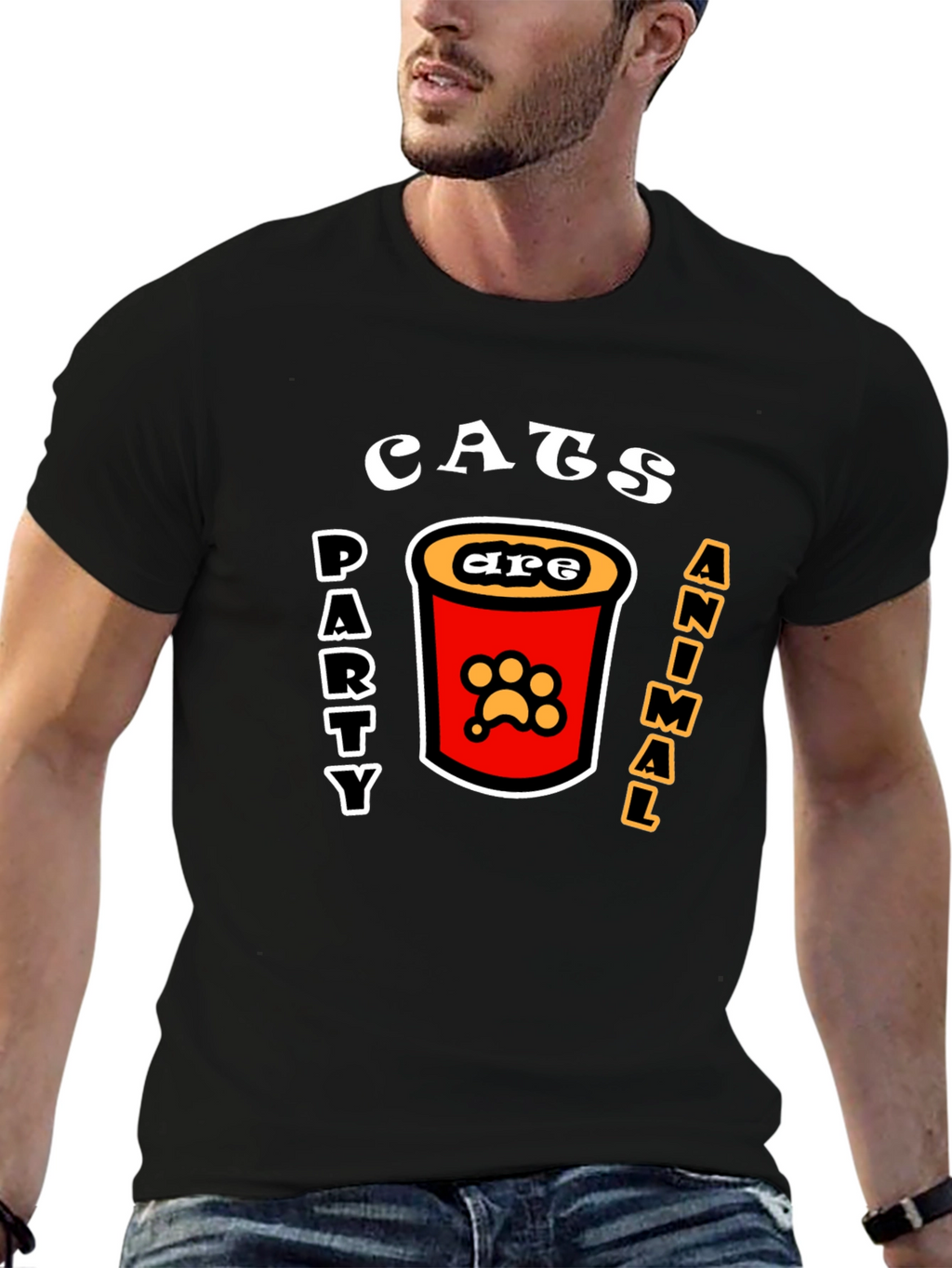 Cats Party Animal T-Shirt - Fun Graphic Tee