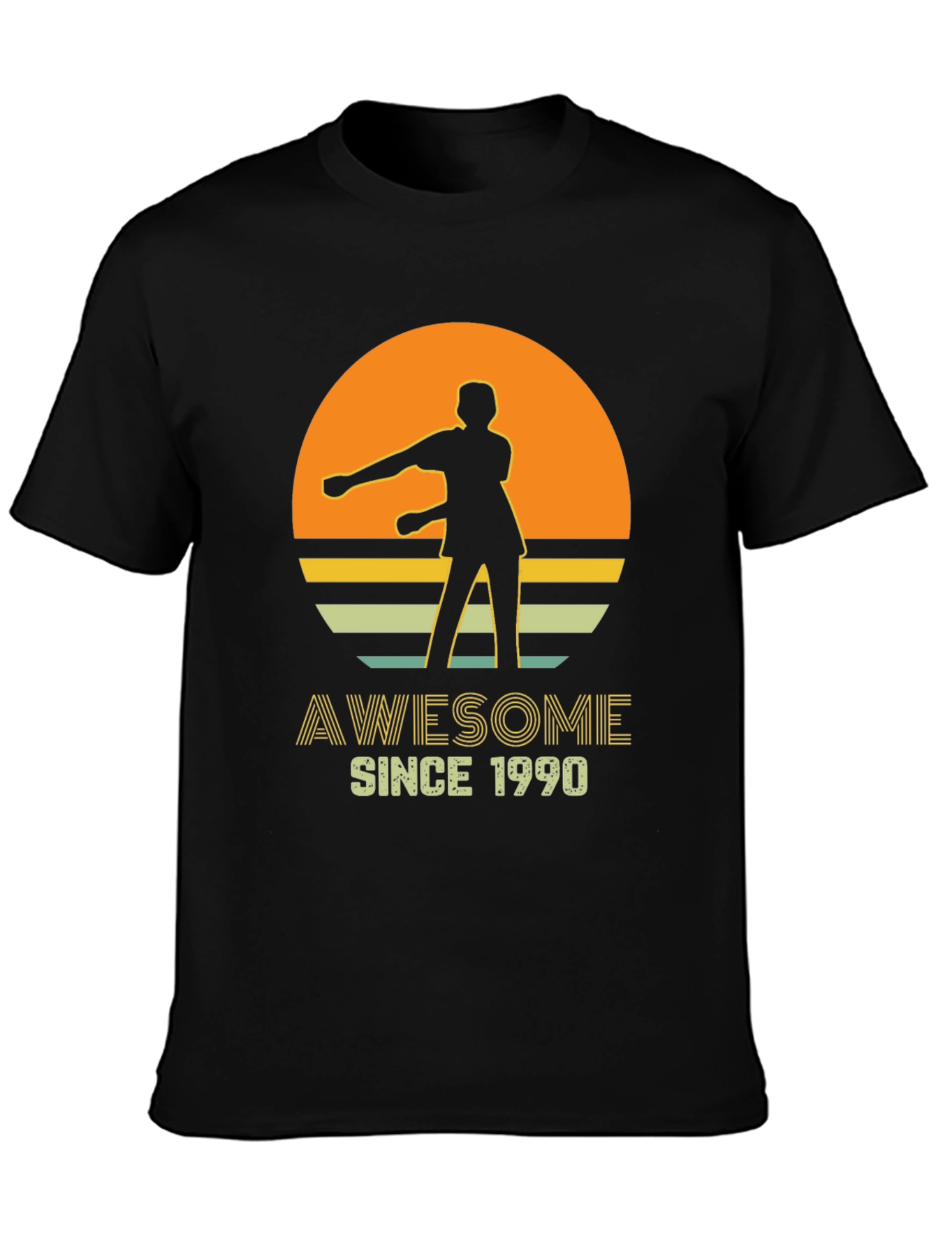 Awesome Since 1990 Retro Graphic T-Shirt