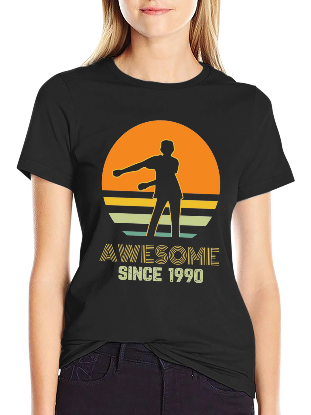 Awesome Since 1990 Retro Graphic T-Shirt