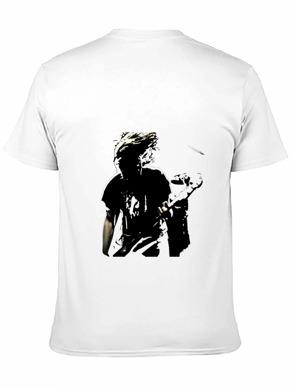 Unique Graphic Print Black Cotton T-Shirt