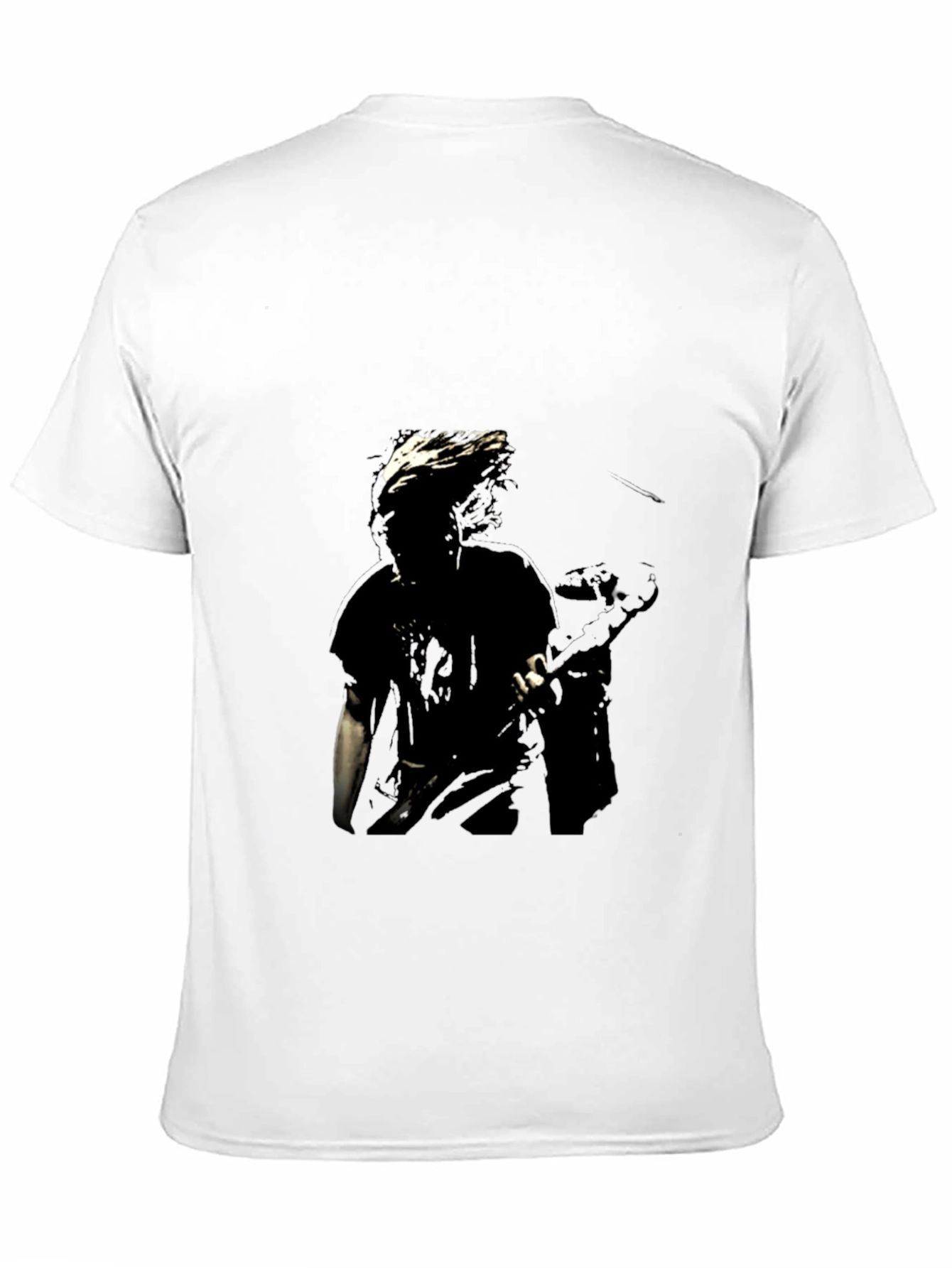 Unique Graphic Print Black Cotton T-Shirt
