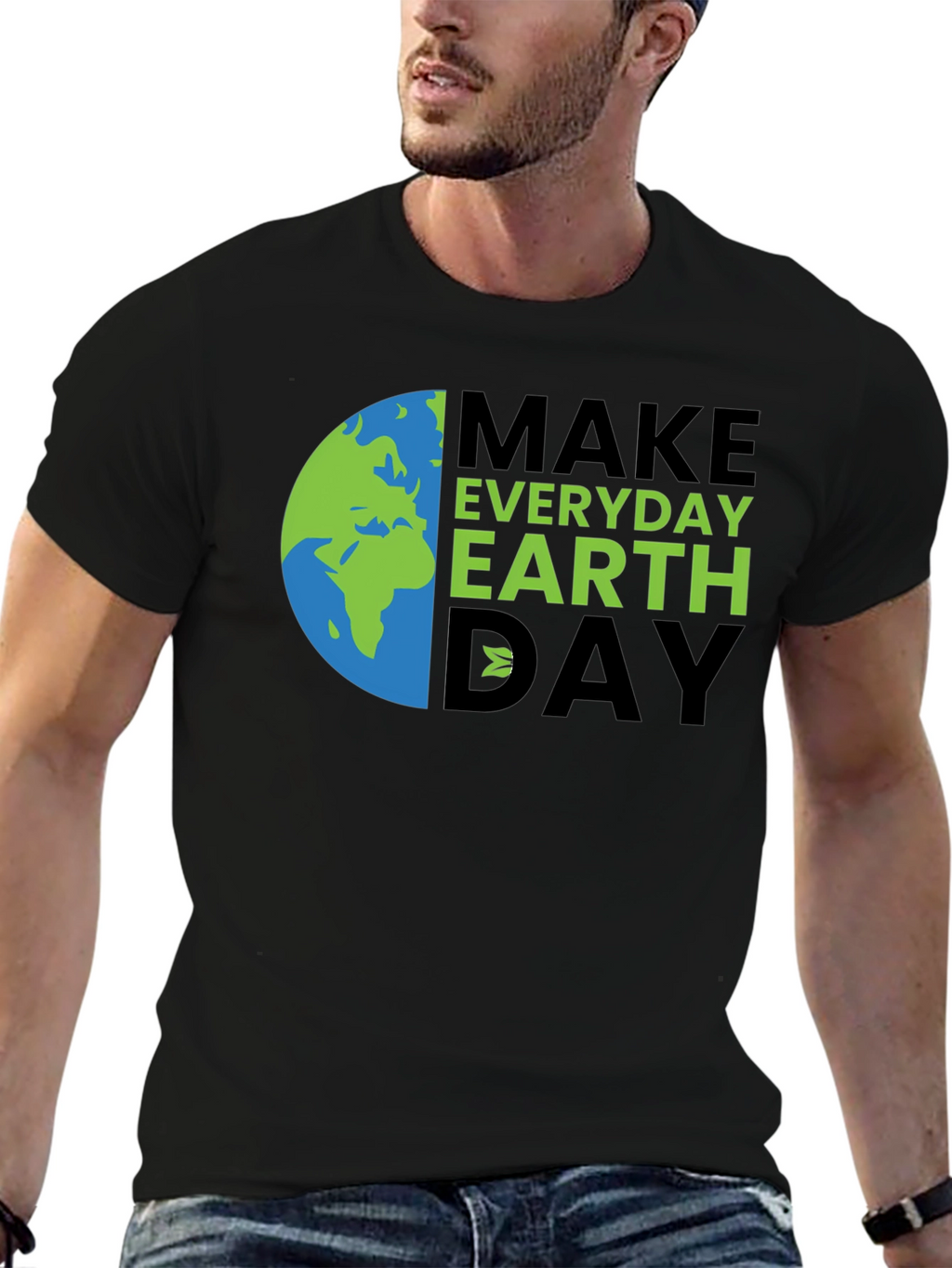 Eco-Friendly Earth Day Graphic Tee