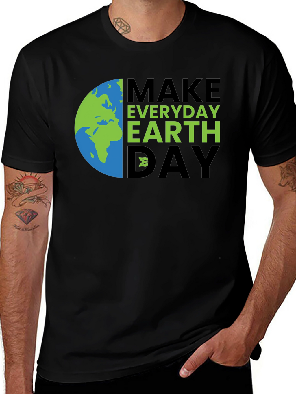 Eco-Friendly Earth Day Graphic Tee