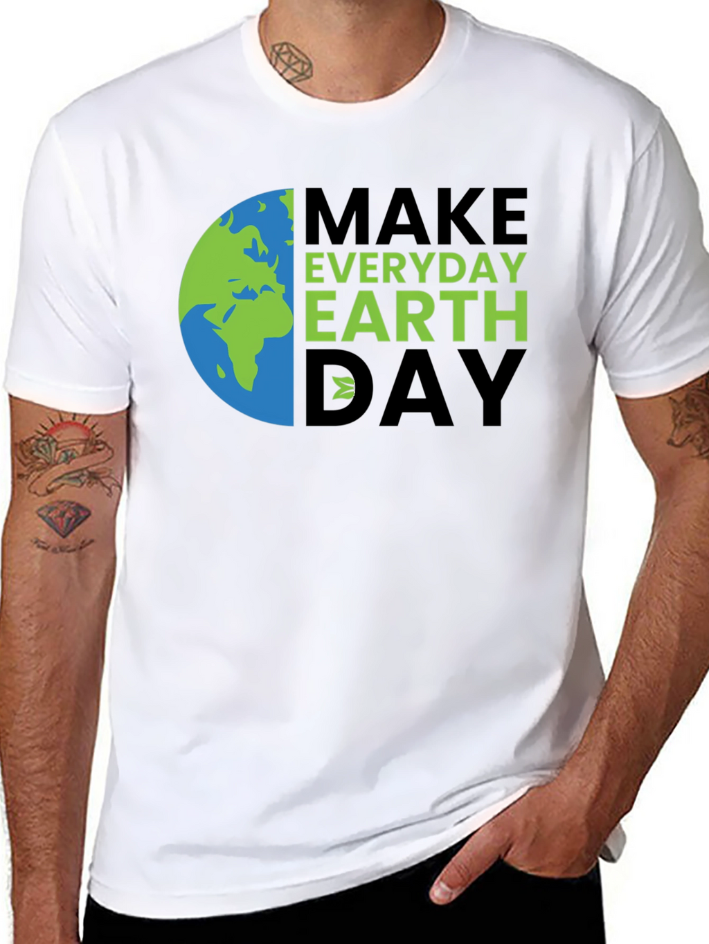 Eco-Friendly Earth Day Graphic Tee