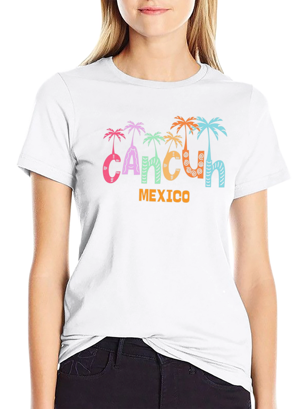 Cancun Mexico Palm Tree T-Shirt
