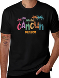 Cancun Mexico Palm Tree T-Shirt