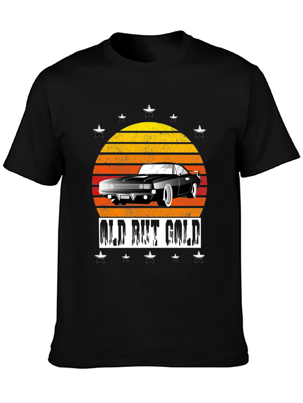 Old But Gold Car Graphic T-Shirt