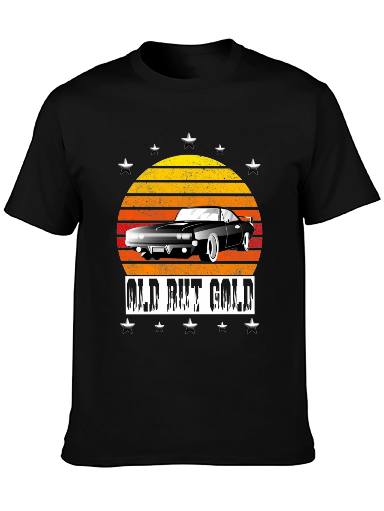 Old But Gold Car Graphic T-Shirt