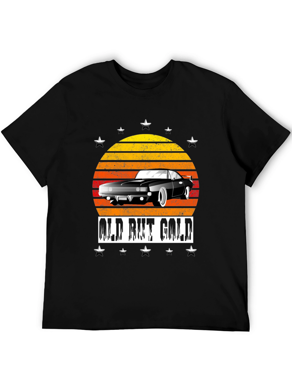 Old But Gold Car Graphic T-Shirt