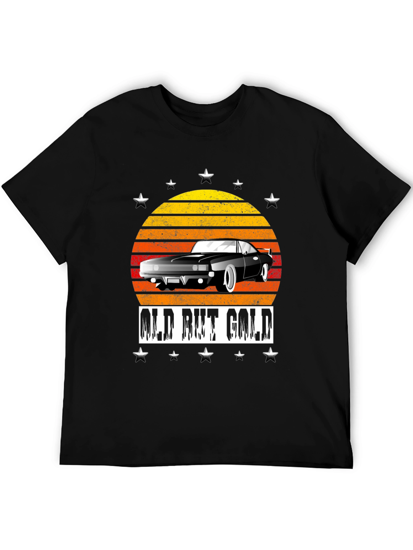 Old But Gold Car Graphic T-Shirt