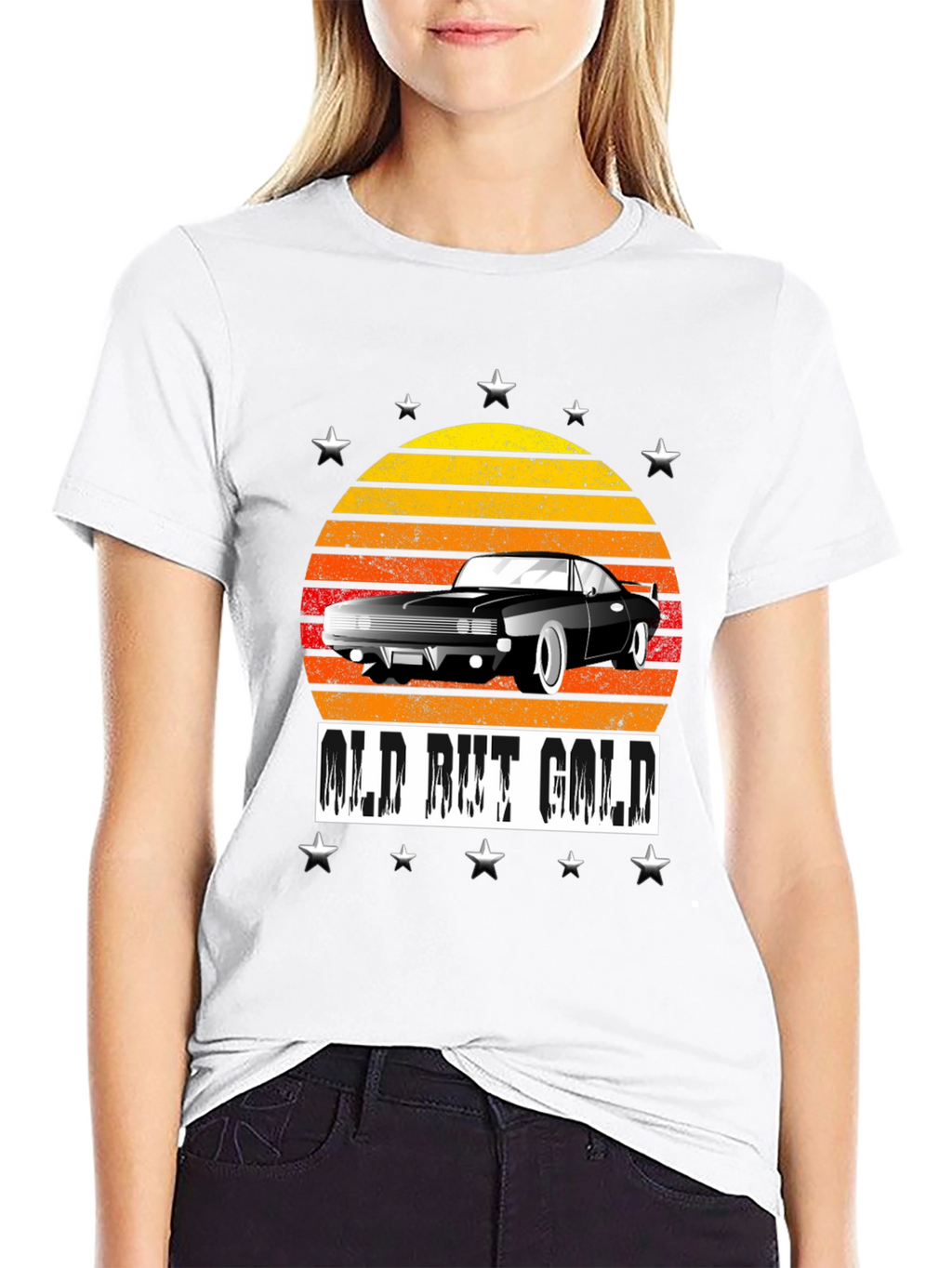 Old But Gold Car Graphic T-Shirt
