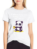 Panda Coffee T-Shirt - Leave Me Alone Funny Tee