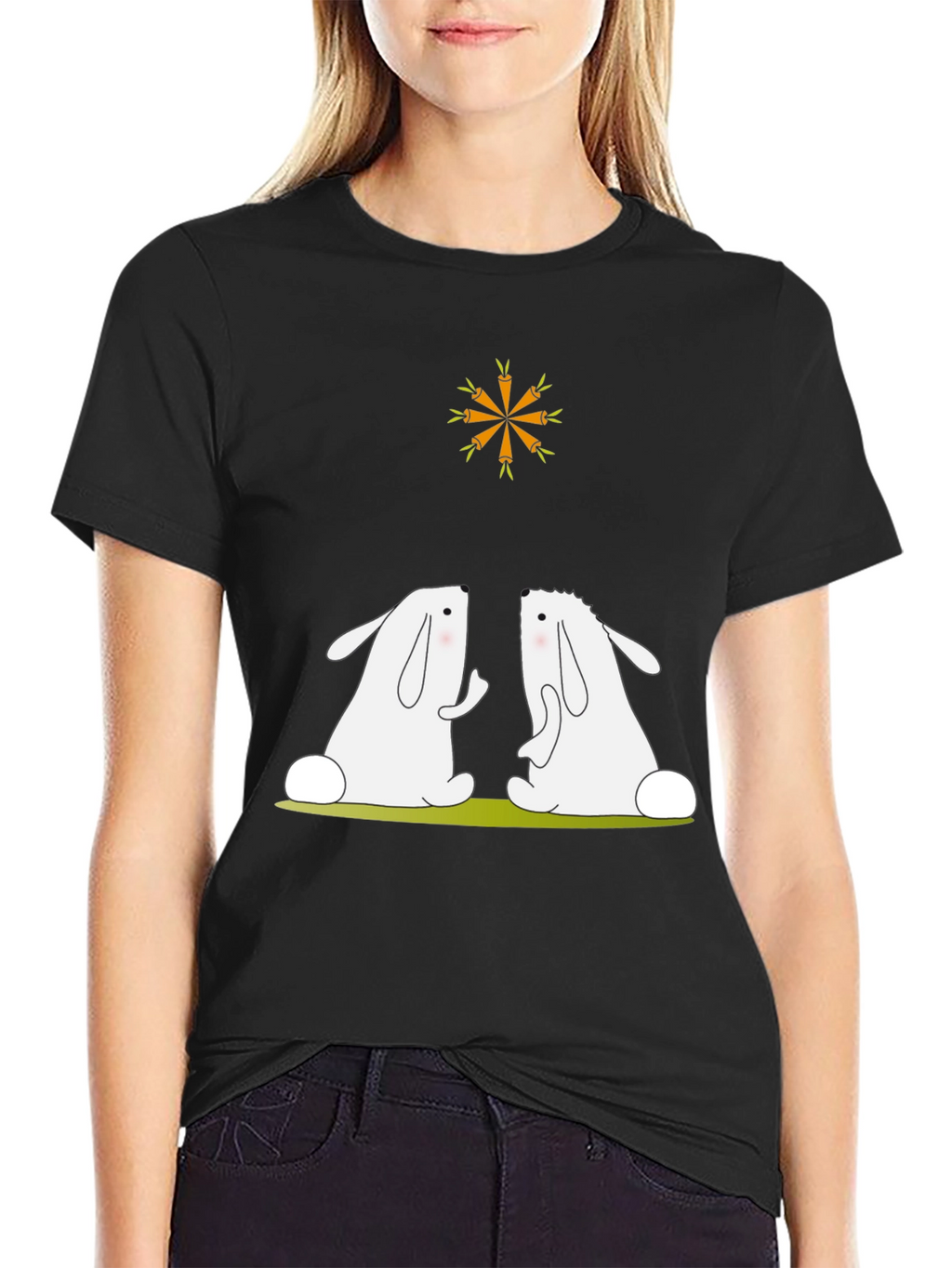 Cute Bunny Carrot T-Shirt