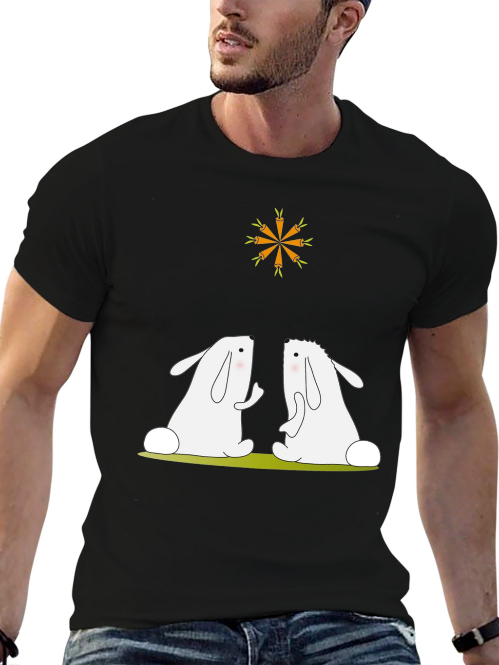 Cute Bunny Carrot T-Shirt