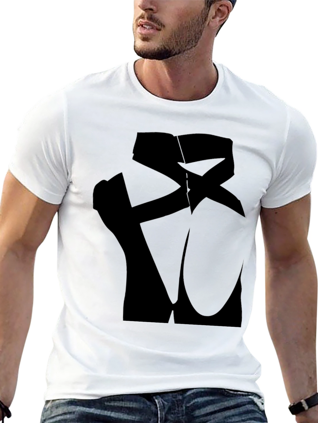 Ballet Pointe Shoes Silhouette Black T-Shirt