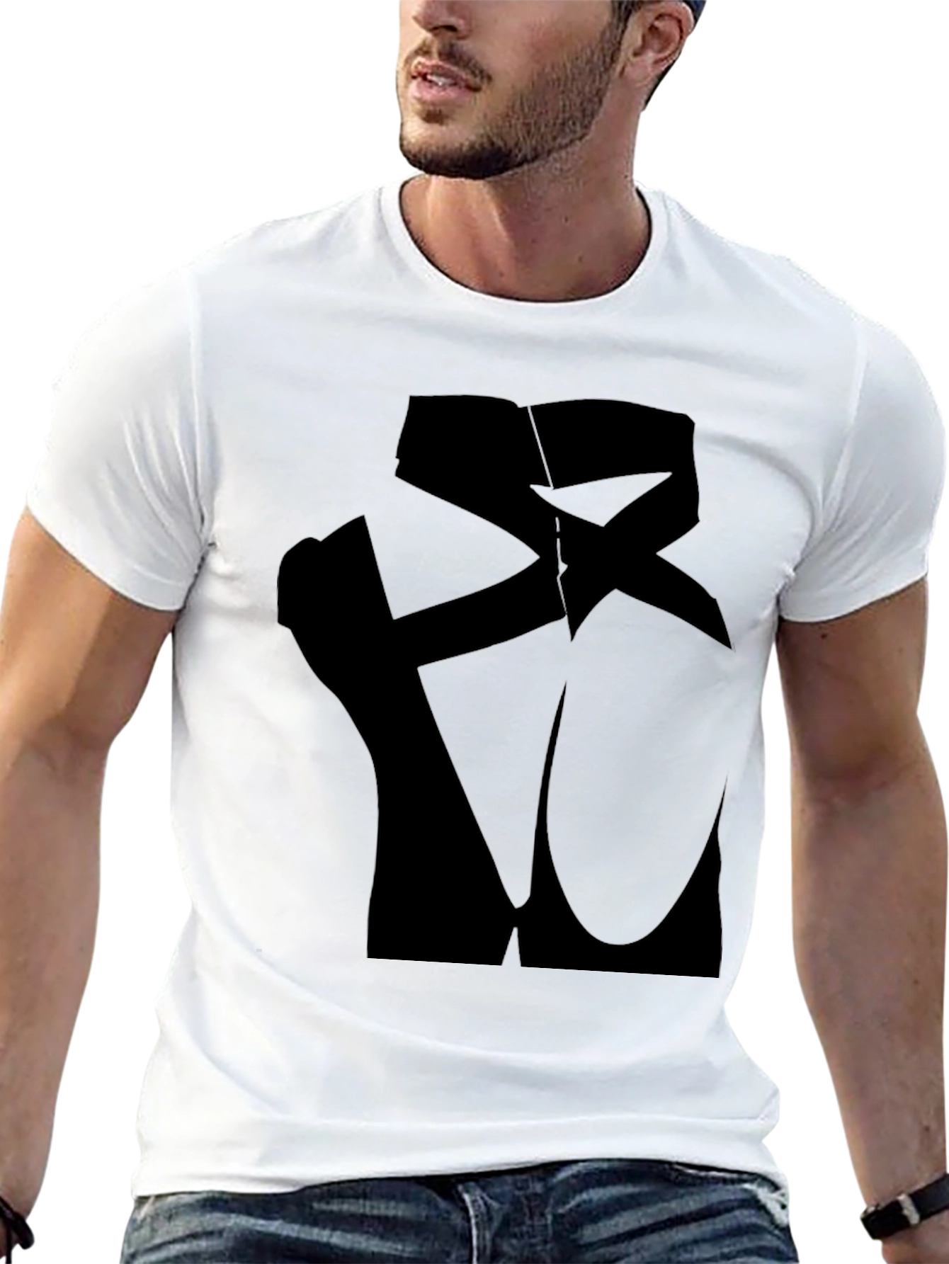 Ballet Pointe Shoes Silhouette Black T-Shirt