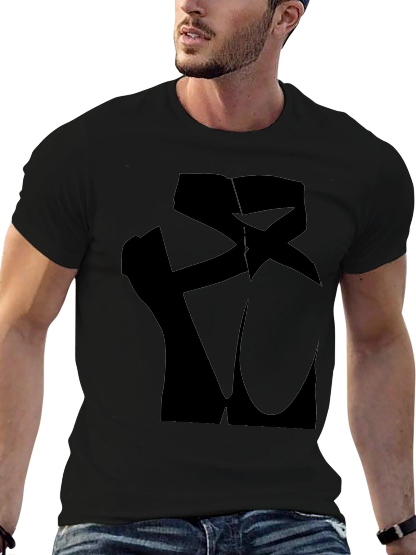 Ballet Pointe Shoes Silhouette Black T-Shirt