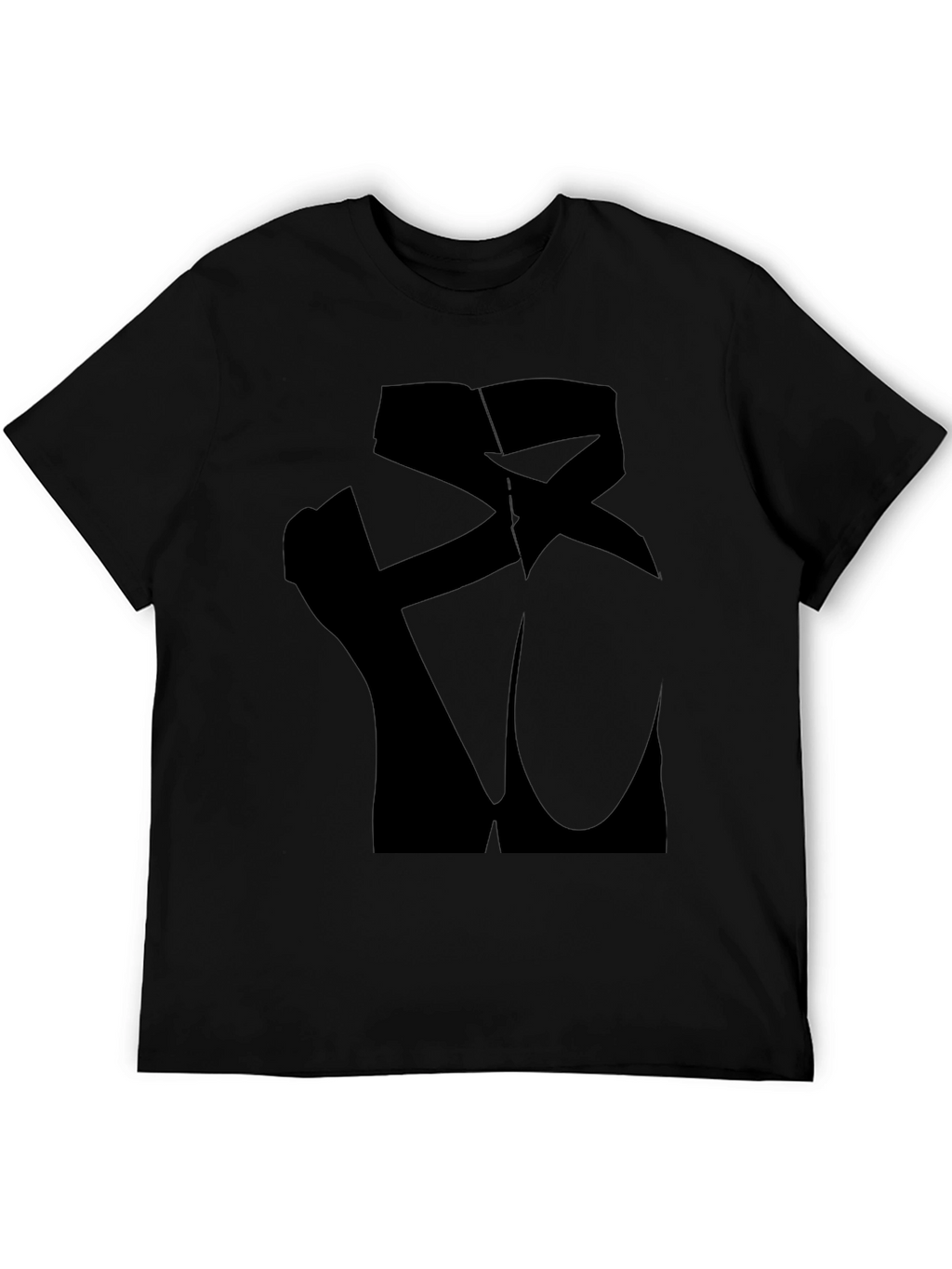 Ballet Pointe Shoes Silhouette Black T-Shirt