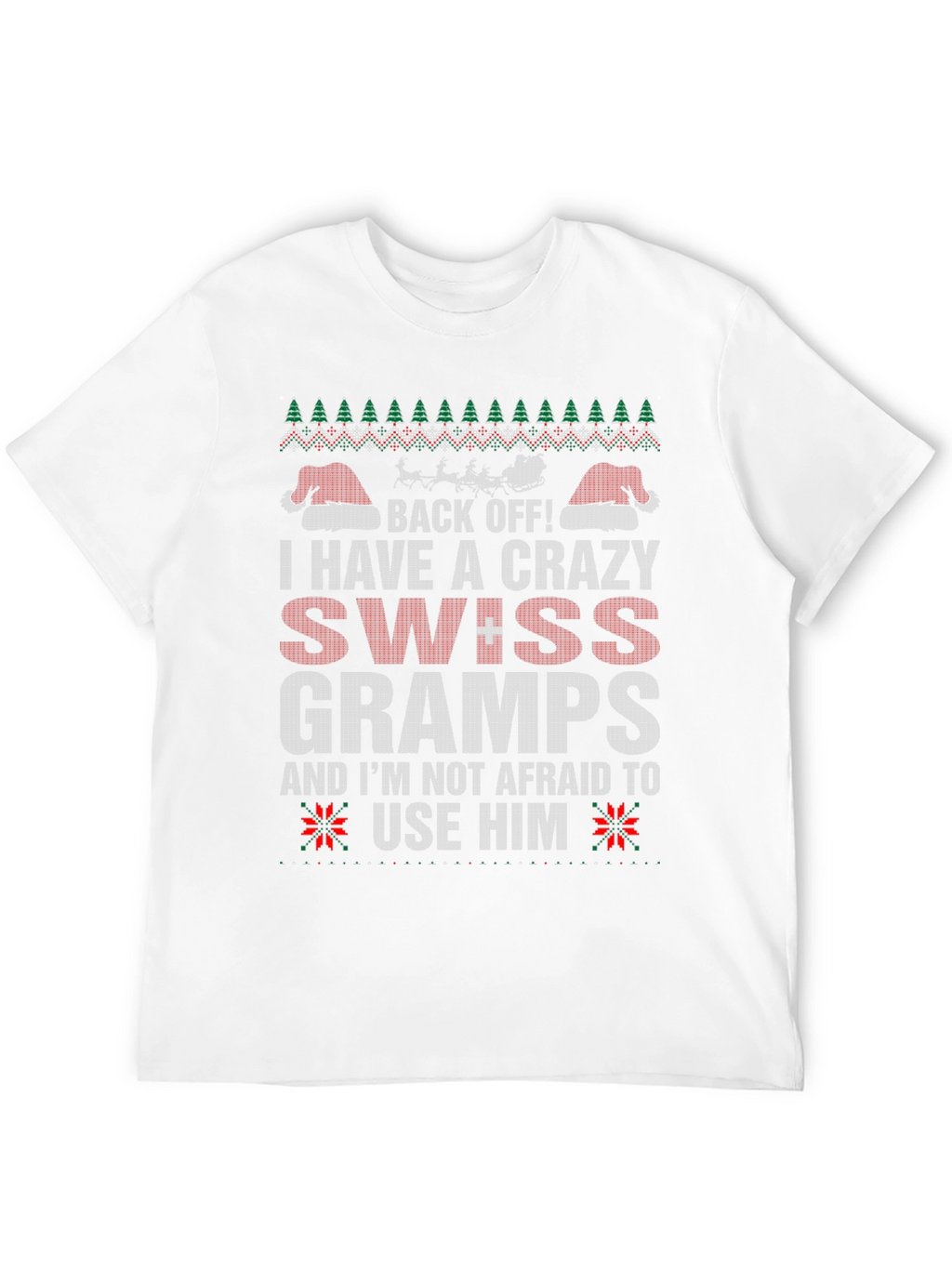 Crazy Swiss Gramps T-Shirt - Holiday Humor