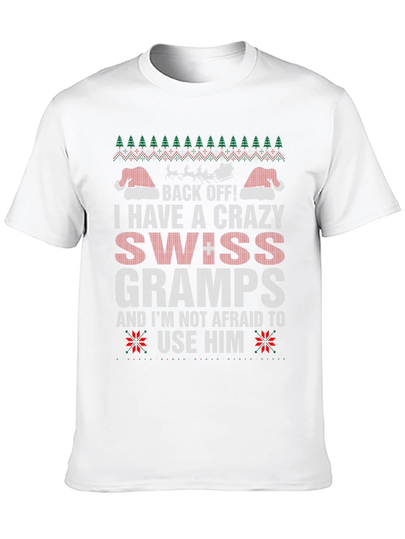 Crazy Swiss Gramps T-Shirt - Holiday Humor