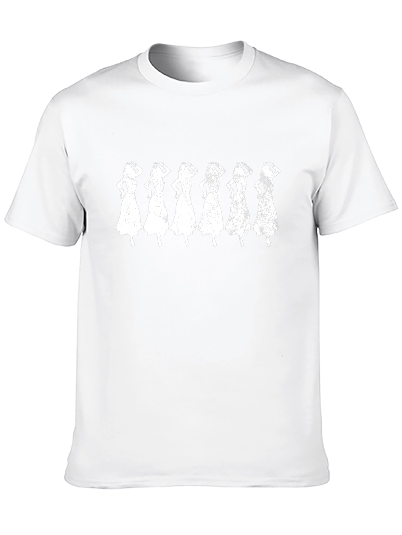 Retro Silhouette Dress T-Shirt