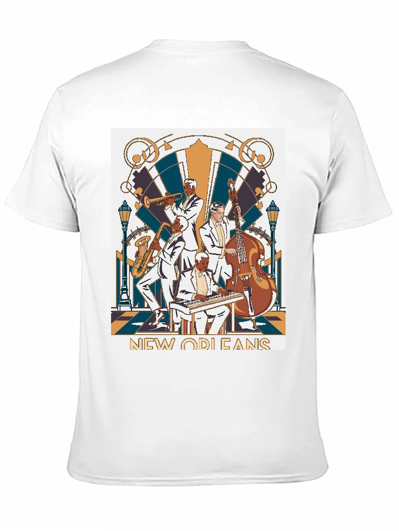 New Orleans Jazz Band T-Shirt - Black