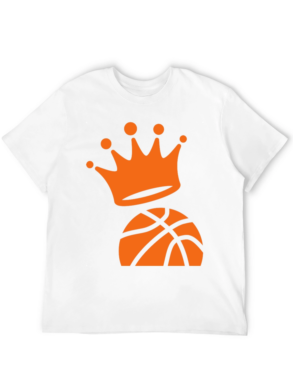 Basketball King Graphic Tee - Black Cotton T-Shirt