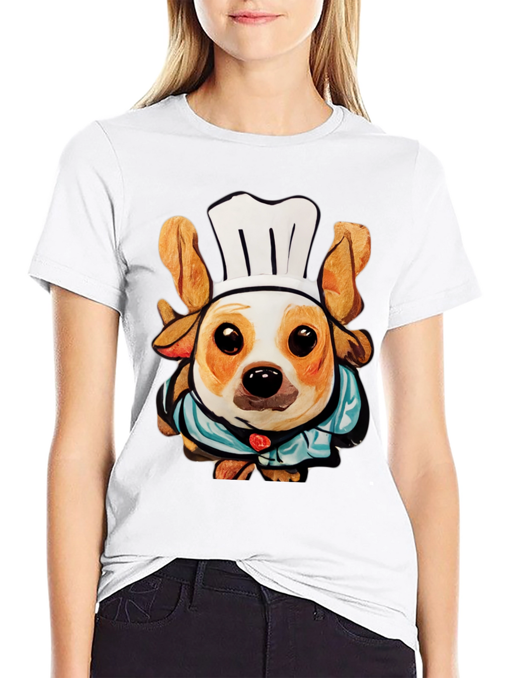 Chef Dog T-Shirt: Cute Canine Cook Apparel