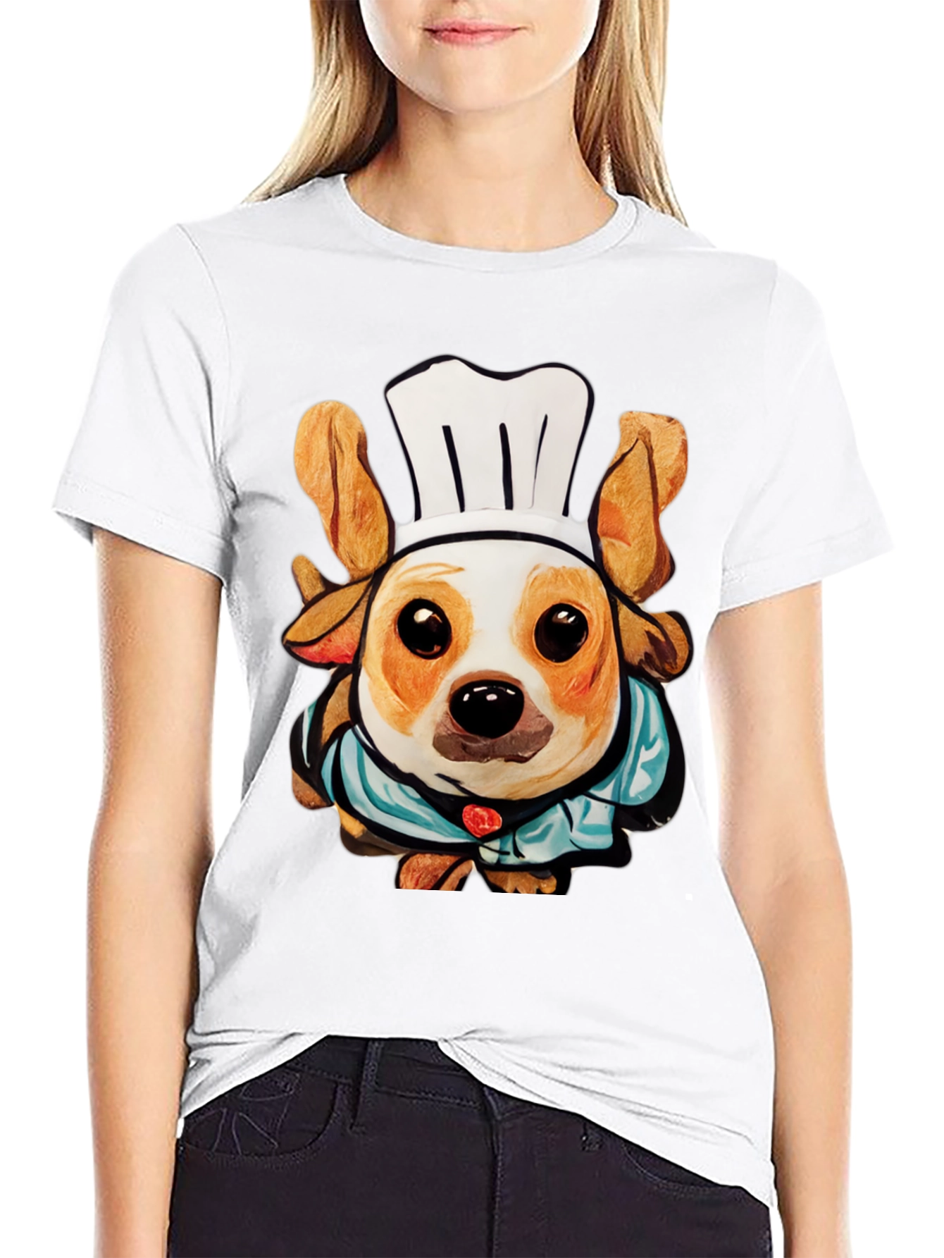 Chef Dog T-Shirt: Cute Canine Cook Apparel