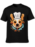 Chef Dog T-Shirt: Cute Canine Cook Apparel