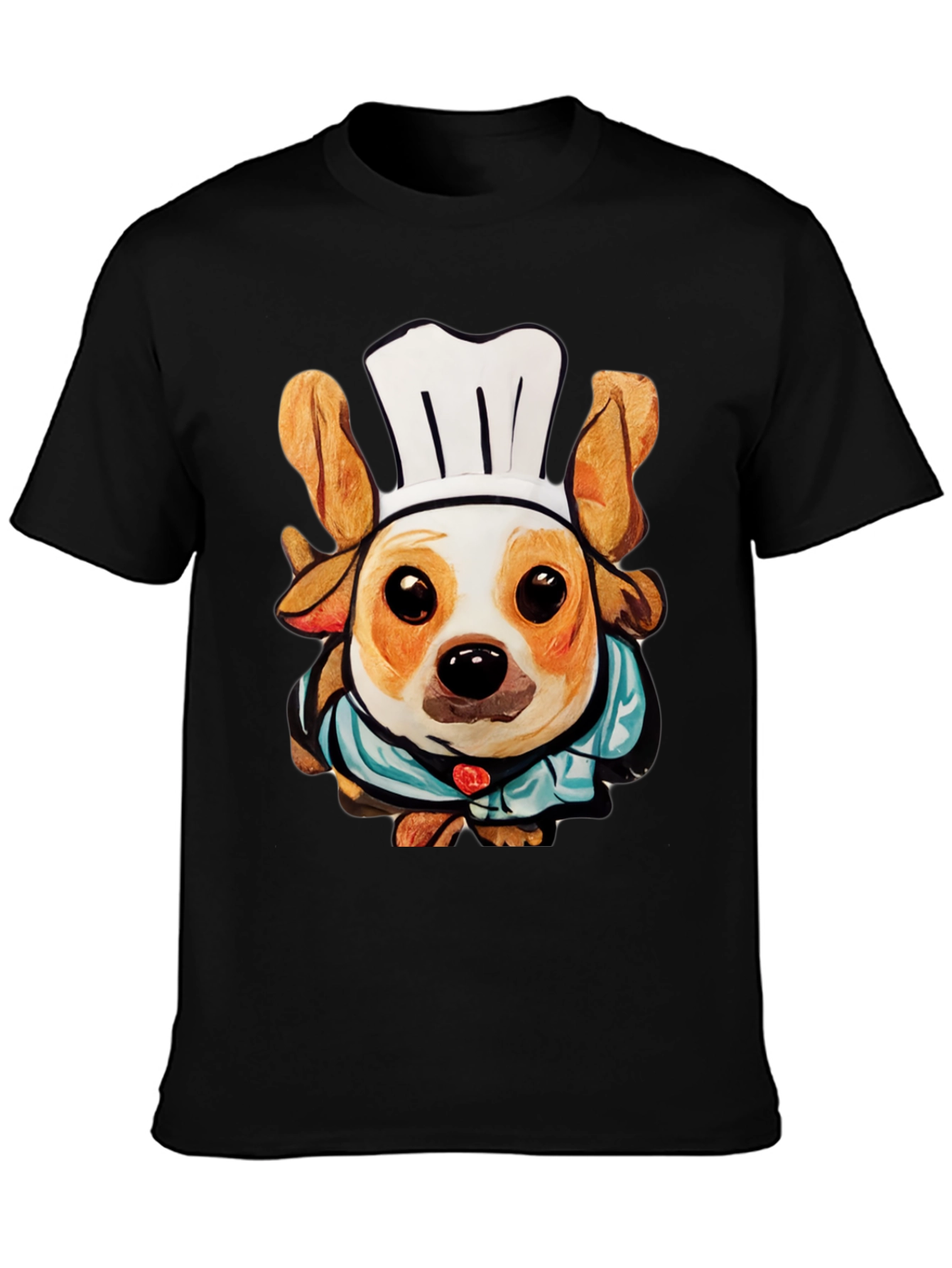 Chef Dog T-Shirt: Cute Canine Cook Apparel