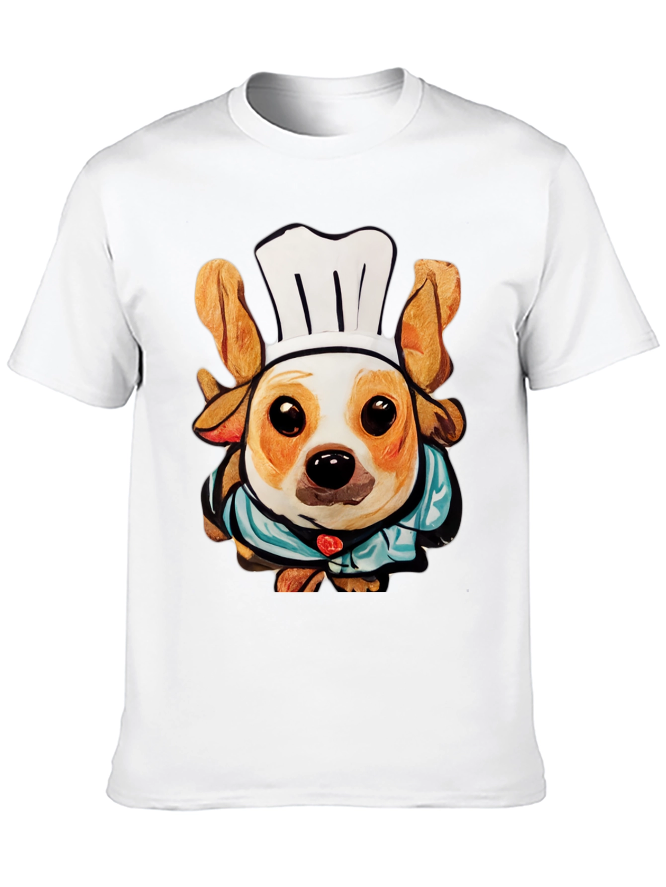 Chef Dog T-Shirt: Cute Canine Cook Apparel