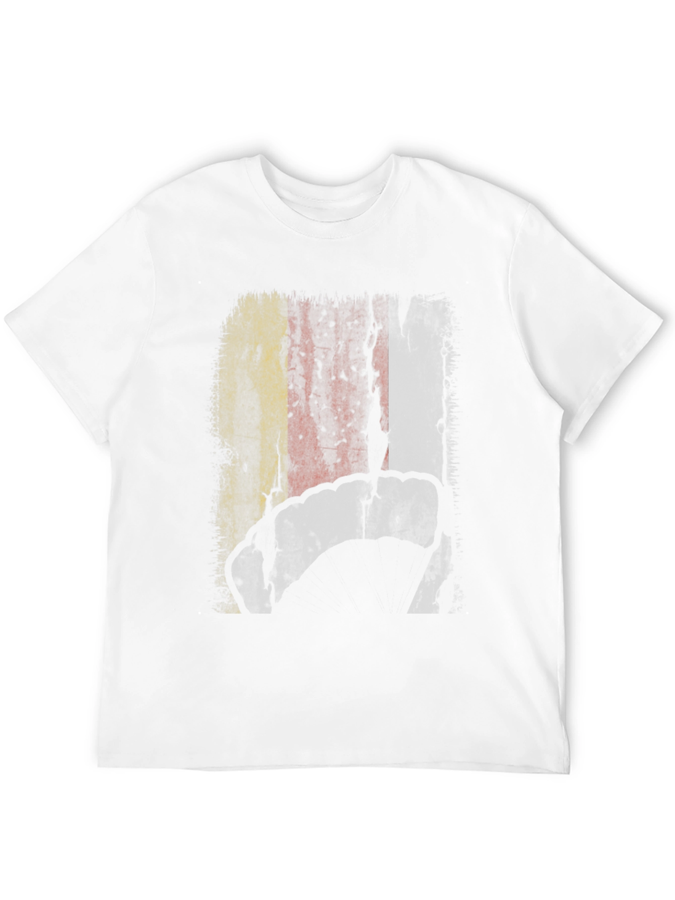 Belgium Flag Grunge Graphic Mens Black T-Shirt