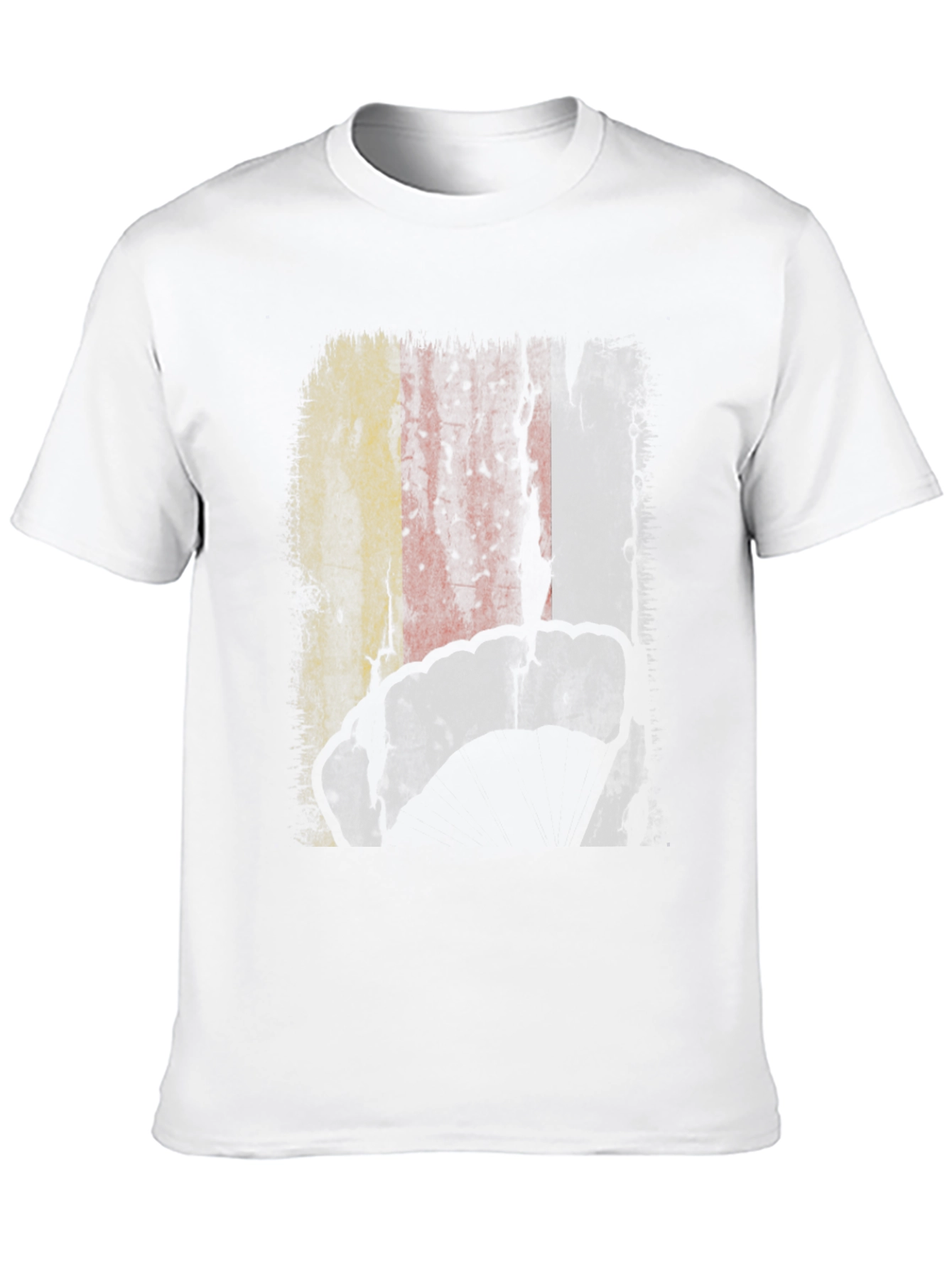 Belgium Flag Grunge Graphic Mens Black T-Shirt