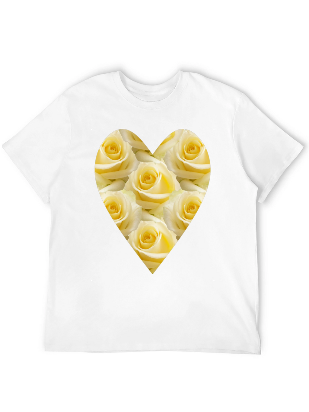 Heart of Roses Black T-Shirt